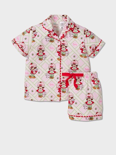 Jnr Girls Strawberry Shortcake Pj Set                                                                                           