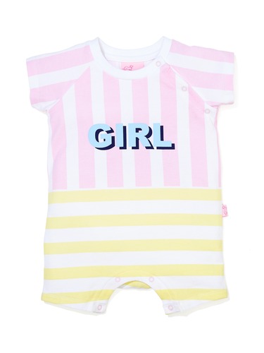 Baby Girl Stripe Romper