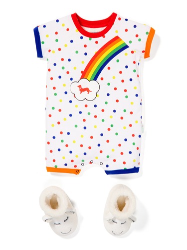 Baby Rainbow Romper