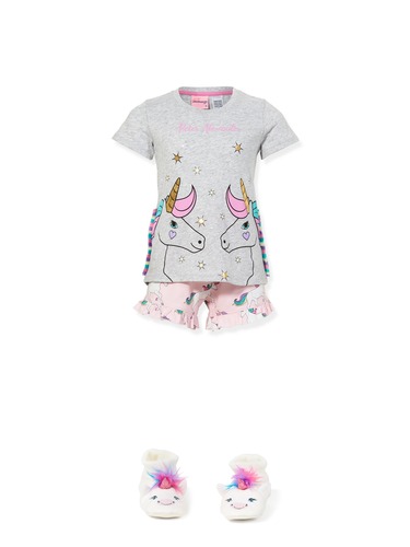 Jnr Girls Unicorn Pj Set