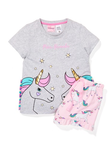 Jnr Girls Unicorn Pj Set