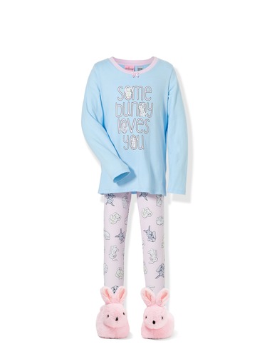 Jnr Girls Some Bunny Pj Set