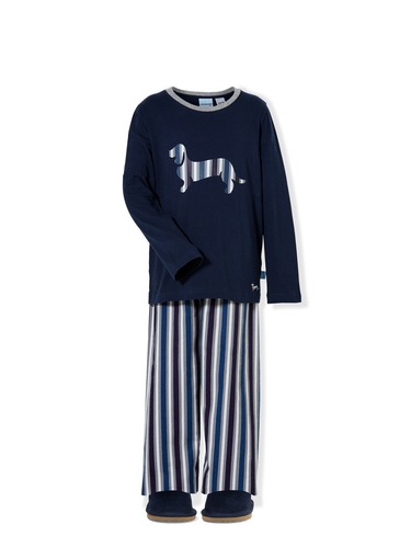 Jnr Boys Stripe Pj Set