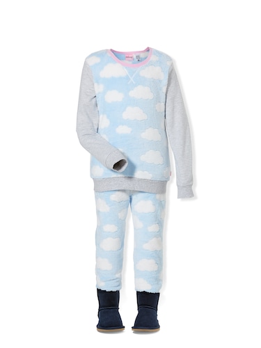 Girls Cloud Track Pj Set