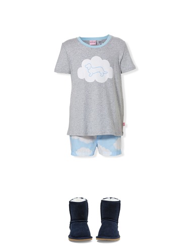 Girls Cloud Pj Set