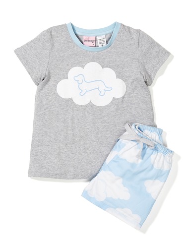 Girls Cloud Pj Set