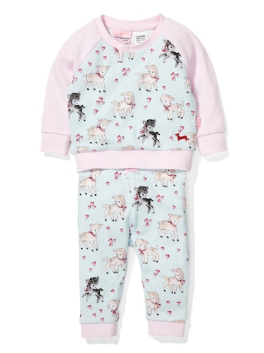 Baby Girls Lamb Knit Pj Set