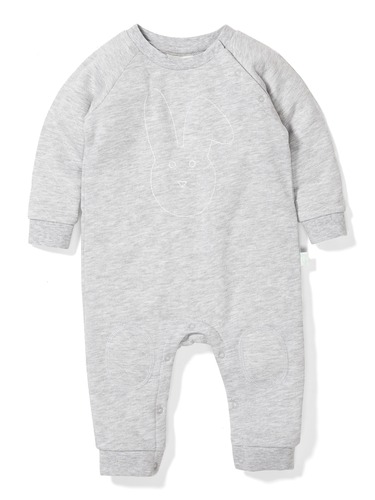 Baby Unisex Quilted Bunny Romper