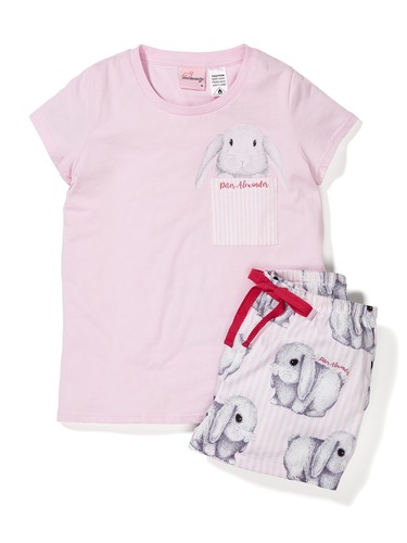 Girls Bunny Pj Set
