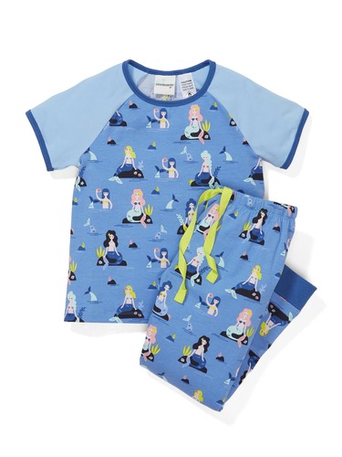 Girls Mermaid Pj Set