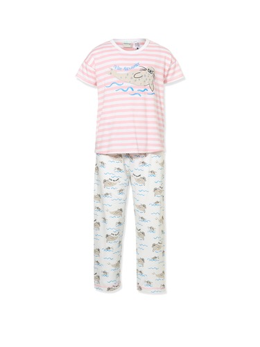 Girls Seal Pj Set