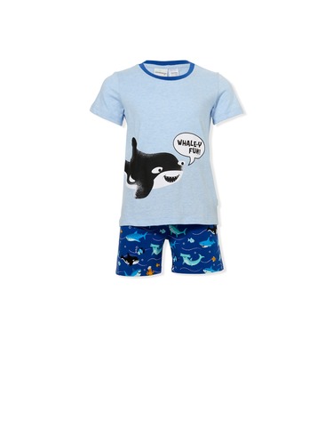 Jnr Boys Whale Pj Set