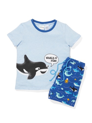 Jnr Boys Whale Pj Set