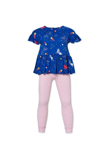 P.A. Play Girls Pink Marle Legging