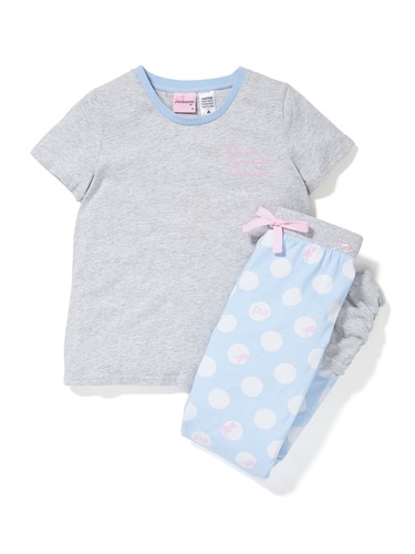 Girls Short Sleeve Penny Spot Pj Set