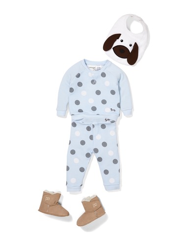 Baby Blue Spot Pj Set