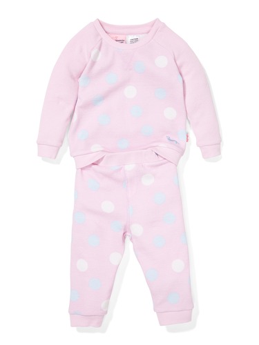 Baby Pink Spot Pj Set