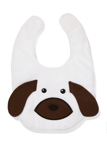 Baby Fuzzy Puppy Bib