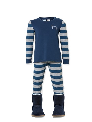 Jnr Boys Stripe Pj Set