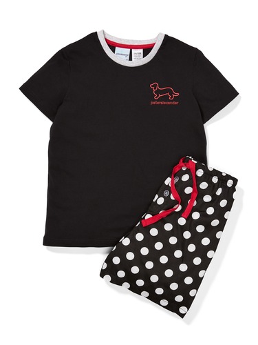 Boys Spotty Shorts Pj Set