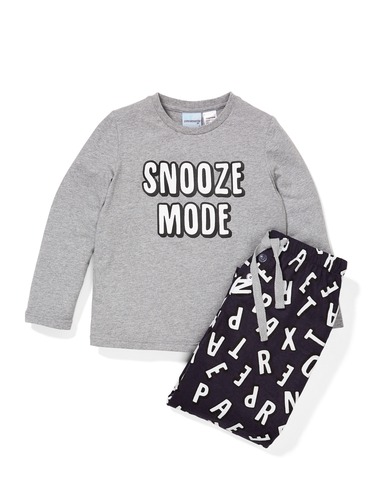 Jnr Boys Snooze Mode Pj Set
