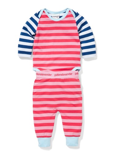 P.A. Play Baby Mixed Stripe Romper