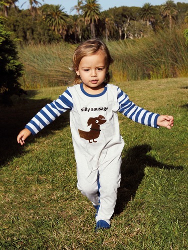 P.A. Play Baby Silly Sausage Onesie