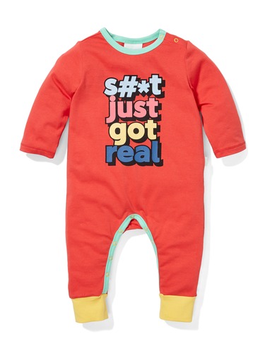 P.A. Play Baby Got Real Onesie