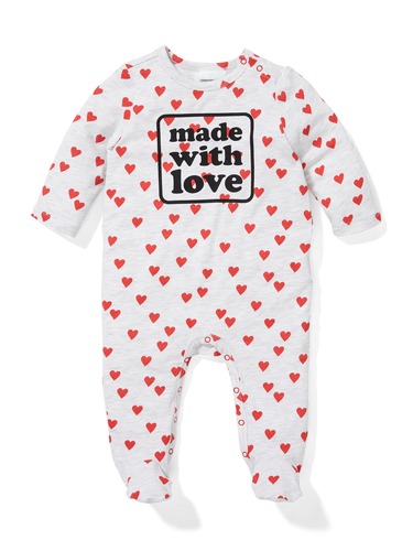 P.A. Play Baby Made With Love Onesie