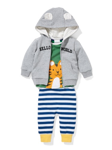 P.A. Play Baby Hello World Hoodie