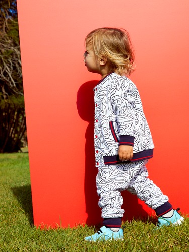 P.A. Play Baby Leaf Bomber Jacket
