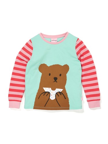 P.A. Play Jnr Girls Curious Bear Top