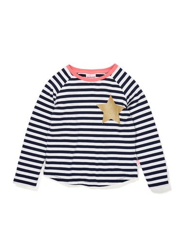 P.A. Play Jnr Girls Star & Stripe Top