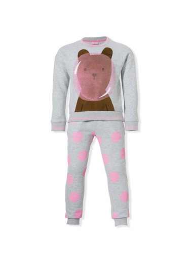 P.A. Play Jnr Girls Spot Bear Sweater