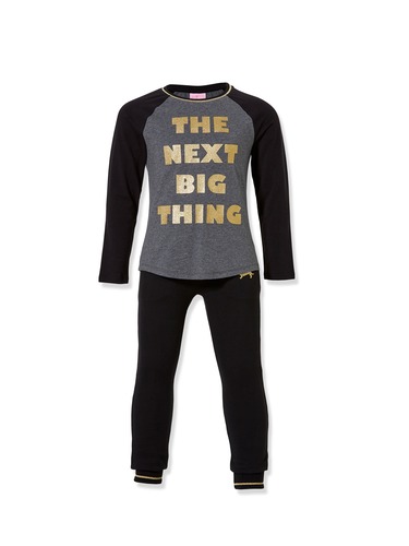 P.A. Play Jnr Girls Sparkle Trim Track Pant