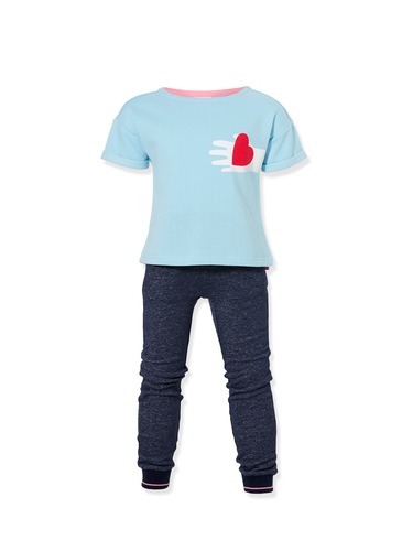 P.A. Play Jnr Girls Hand Heart Tee