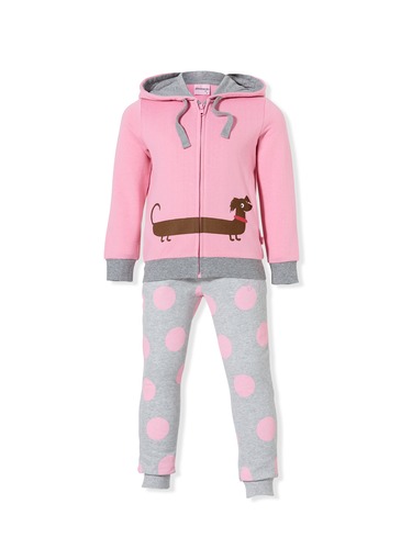P.A. Play Jnr Girls Dog Hoodie