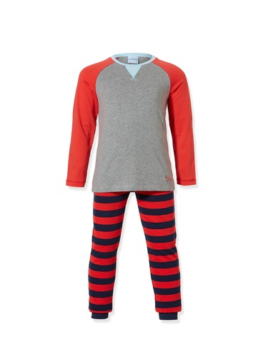 P.A. Play Jnr Boys Red Sleeve Top
