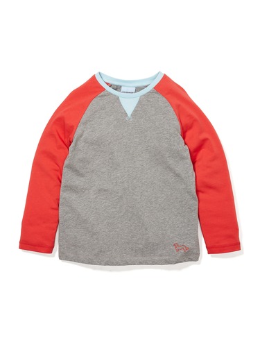 P.A. Play Jnr Boys Red Sleeve Top