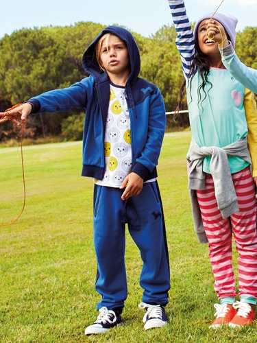 P.A. Play Jnr Boys Blue Hoodie