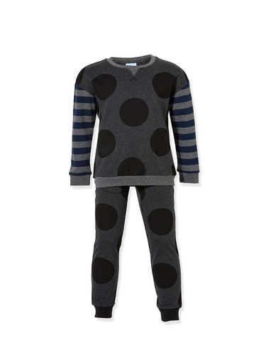 P.A. Play Jnr Boys Stripe Spot Top