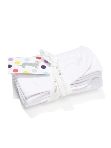 Baby White Jersey Blanket