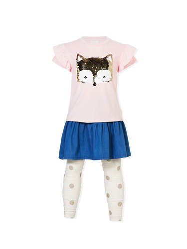 Play Girls Foxy Sequin Tee