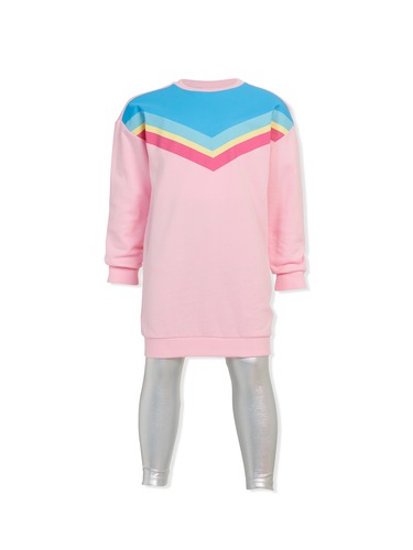 P.A. Play Jnr Girls Colour Block Dress