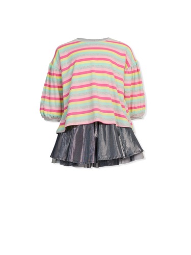 P.A. Play Jnr Girls Rainbow Stripe Top