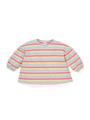 P.A. Play Jnr Girls Rainbow Stripe Top