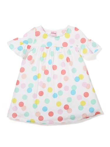 P.A. Play Jnr Girls Spotty Dress