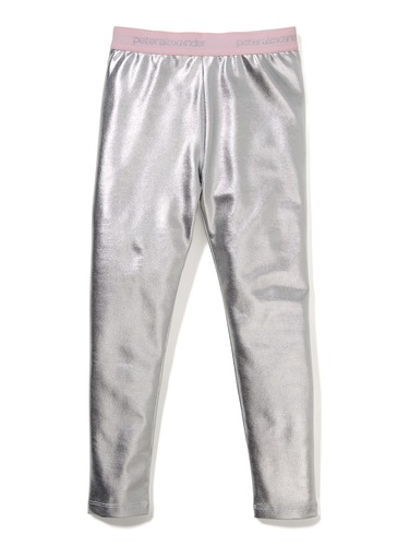 P.A. Play Jnr Girls Silver Legging