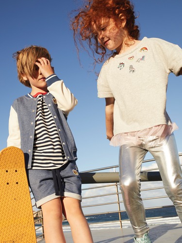 P.A. Play Jnr Girls Silver Legging