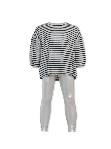 P.A. Play Jnr Girls Fleck Stripe Top